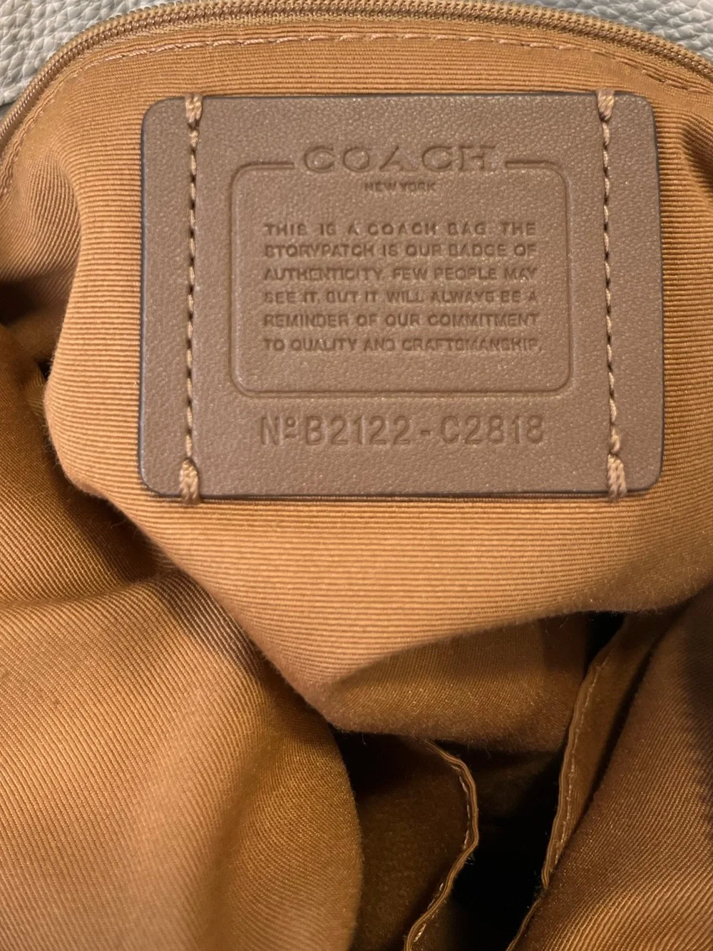 Coach Val Duffle C2818 Chalk Leather Bag Crossbody Wallet 2 Piece Set